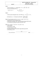 Đề kiểm tra học kì 2 môn Toán lớp 10 (9)
