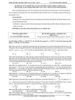 Tuyển chọn 15 đề thi thử THPT Quốc gia môn lý