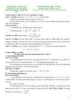 Đề thi thử đại học môn Toán khối A số 3