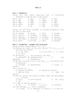 Đề thi thử môn Tiếng Anh (8)