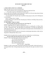 Đề thi thử đại học môn Ngữ văn chọn lọc số 60