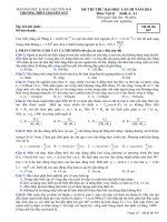 ĐỀ THI THỬ LẦN III NĂM 2014 CHUYÊN YÊN BÁI CÓ ĐÁP ÁN môn vật lý (4)