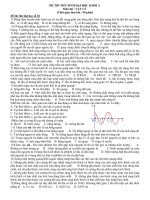 Đề ôn thi đại học môn Vật lý số 40