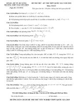 Đề luyện thi THPT Quốc gia môn toán số 75