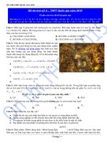 Đề ôn thi đại học môn Hóa số 34