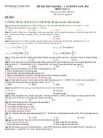 Bộ đề thử đại học môn Vật lý số 8