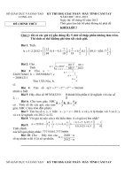 đề thi học sinh giỏi lớp 7 cấp tỉnh TP GIẢI TOÁN  MÁY TÍNH CẦM TAY