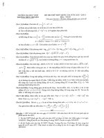 đề thi THPT Quốc gia môn toán năm 2015 lần thứ 3