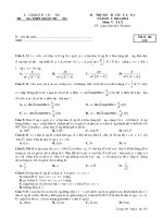 Đề thi thử THPT Đoàn Thượng môn lý