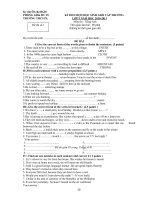 Đề thi học giỏi môn Tiếng Anh lớp 9 (6)