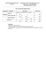 Đề kiểm tra học kì môn Toán lớp 10 (6)