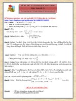 Đề thi thử THPT quốc gia môn Toán chọn lọc số 22