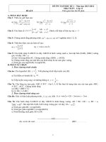 Đề thi học kì môn Toán lớp 11 (8)