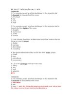 ĐỀ THI TỪ TRÁI NGHĨA ANH 12 SỐ 8