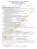 Đề luyện thi THPT Quốc gia môn Vật lý số 2