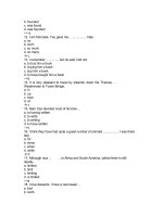 Tổng hợp câu hỏi trắc nghiệm môn Tiếng Anh có đáp án (15)