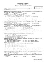 Đề hoá lớp 11 - sưu tầm đề kiểm tra, thi học sinh giỏi hoá học lớp 11 tham khảo bồi dưỡng (128)