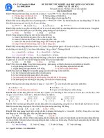 Đề thi thử đại học số 2 môn vật lý