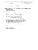 Đề kiểm tra học kì 2 môn Toán lớp 10 (18)