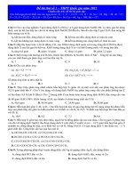 Đề ôn thi đại học môn Hóa số 2