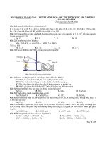 ĐỀ THI MẪU QUỐC GIA 2015 CỦA BỘ GD&ĐT CÓ ĐÁP ÁN môn hóa