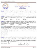 Đề thi thử đại học Vật Lý Diễn Đàn Thư Viện Vật Lý (11)