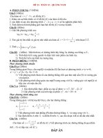 ĐỀ 13  LUYỆN THI ĐẠI HỌC MÔN TOÁN QUẢNG NAM