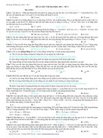 Đề luyện thi ĐH năm 2013 (Số 3) môn vật lý