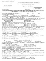 Đề ôn thi đại học môn Hóa số 35