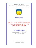 Chiến lược xuất khẩu cà phê nhân của Việt Nam sang thị trường Châu Âu đến năm 2020