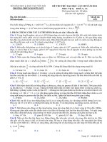 ĐỀ THI THỬ LẦN III NĂM 2014 CHUYÊN YÊN BÁI CÓ ĐÁP ÁN môn vật lý (5)