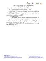 Đề thi thử đại học môn Lịch Sử (12)