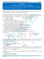 5 đề thi thử THPT Quốc gia và dự đoán môn lí 2015