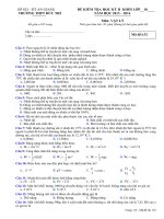ĐỀ KIỂM TRA Học Kỳ II vật LÝ 10 Cơ bản  (3)