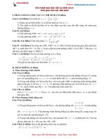 ÔN TOÁN ĐẠI HỌC ĐỀ 16 NĂM 2014