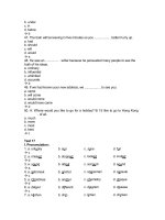 Tổng hợp câu hỏi trắc nghiệm môn Tiếng Anh có đáp án (23)