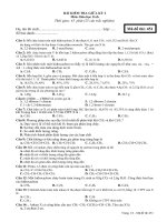 Đề hoá lớp 11 - sưu tầm đề kiểm tra, thi học sinh giỏi hoá học lớp 11 tham khảo bồi dưỡng (131)