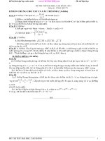 Đề ôn thi đại học môn Toán số 77