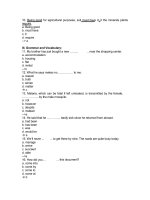 Tổng hợp câu hỏi trắc nghiệm môn Tiếng Anh có đáp án (20)