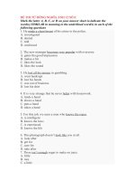 ĐỀ THI TỪ ĐỒNG NGHĨA ANH 12 SỐ 6