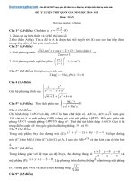 Đề luyện thi THPT quốc gia môn Toán số 8