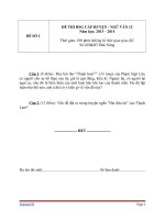 Bộ đề thi học sinh giỏi lớp 12 cấp huyện