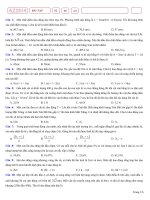 Đề bài tập 2014 - 02 môn vật Lý