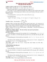 ÔN TOÁN ĐẠI HỌC ĐỀ 12 NĂM 2014