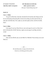 Đề khảo sát lớp 11 (4)