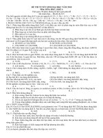 Đề hoá 12 - sưu tầm đề  thi thử đại học cao đẳng tham khảo bồi dưỡng