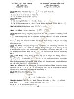 đề thi thử toán thpt quốc gia 2015 , để 9