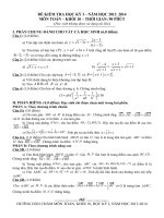 Đề kiểm tra học kỳ 1 toán 10 (11)