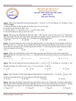 Đề thi thử đại học Vật Lý Diễn Đàn Thư Viện Vật Lý (12)