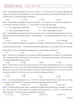 Đề bài tập 2014 - 03 môn vật Lý